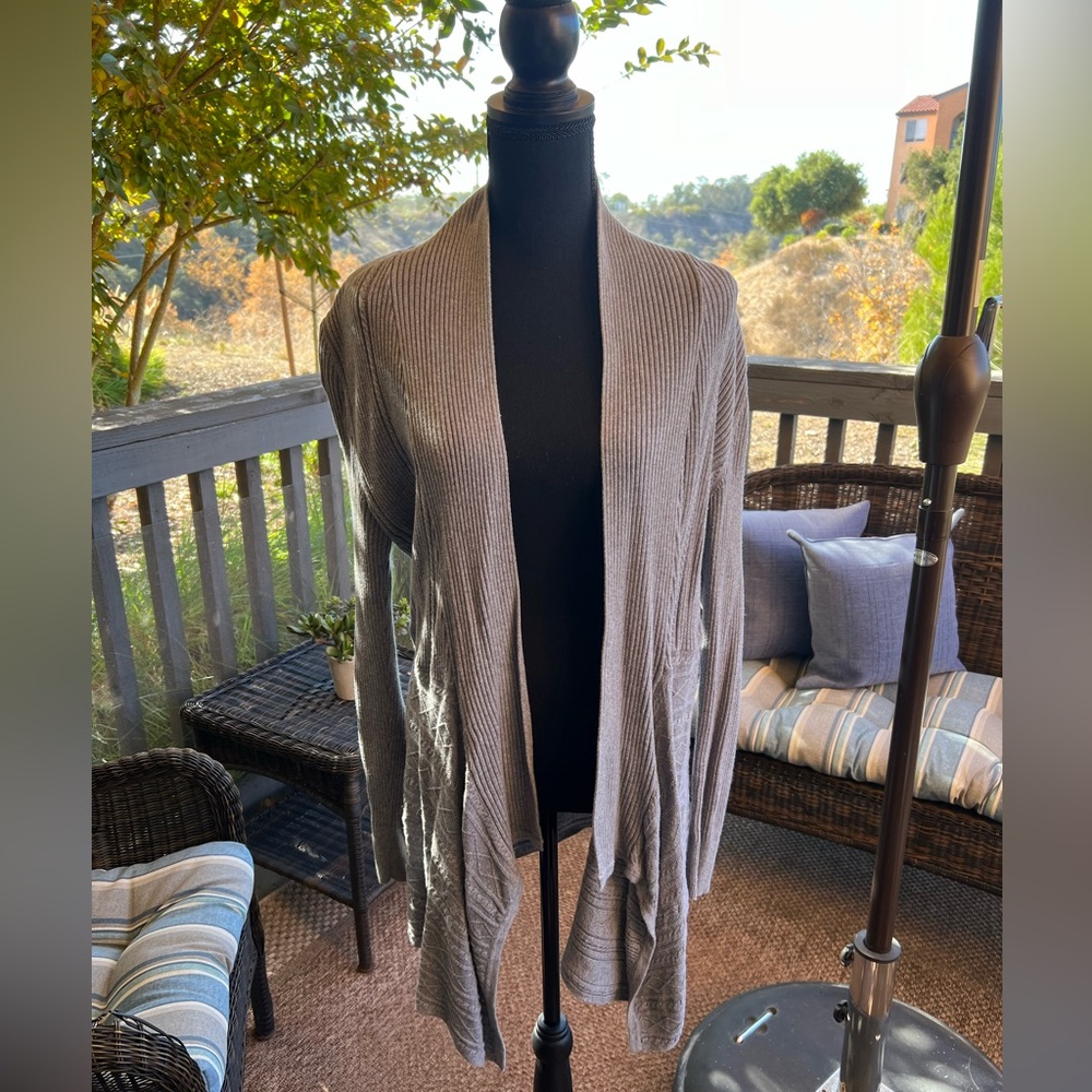 WHBM Gray Cardigan